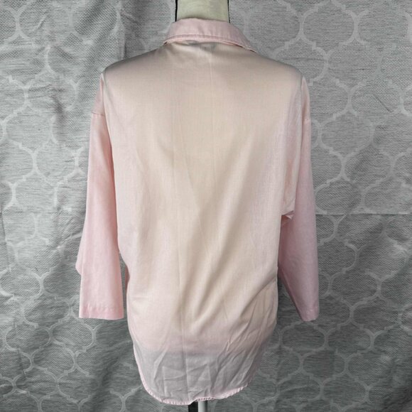 Chic by H.I.S. Light Pink Button Down Shirt - Size L - Picture 4 of 8